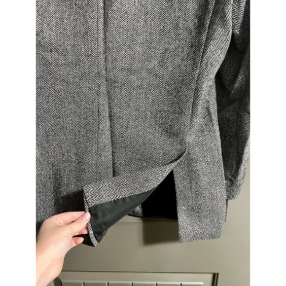 Vintage St Michael Marks & Spencer Wool Blazer | Herringbone Tweed | Size Medium - Picture 6 of 8